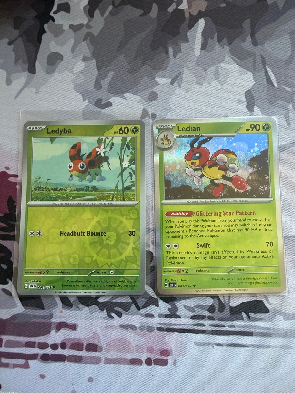 Ledyba & Ledian Evolution Lot | Holo Reverse Holo Pokémon Cards ✨5/$25✨